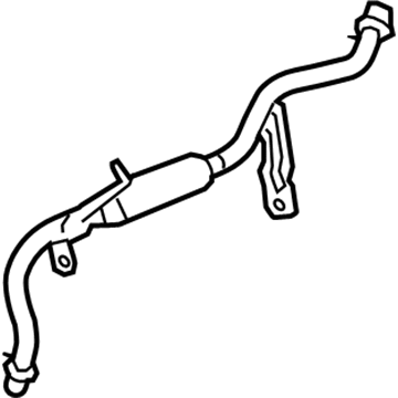 GM 12670602 PCV Tube 12670602 GM PCV Tube Illustration 1 of 1