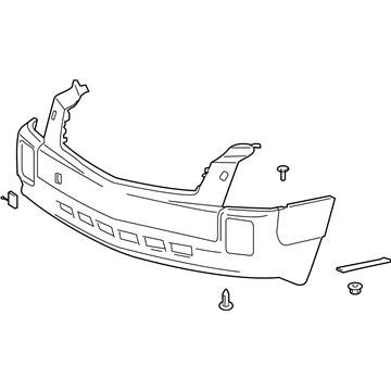 Cadillac Bumper Cover - 19121119
