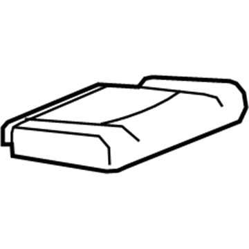 22971636 GM Cushion Cover, Passenger Side Illustration 1 of 1
