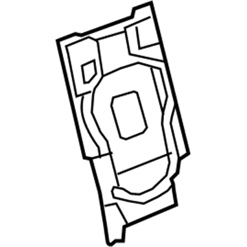 GM 15899426 Seat Back Frame, Passenger Side 15899426 GM Seat Back Frame, Passenger Side Illustration 1 of 1