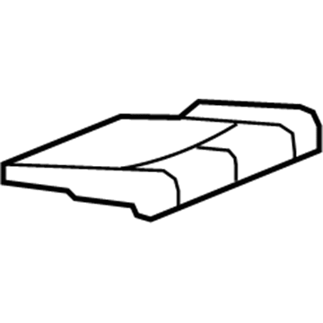 GM 15899602 Seat Cushion Pad, Passenger Side 15899602 GM Seat Cushion Pad, Passenger Side Illustration 1 of 1