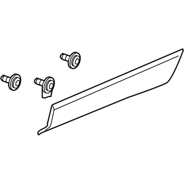 20782950 GM Lower Molding, Outer Passenger Side Illustration 1 of 1