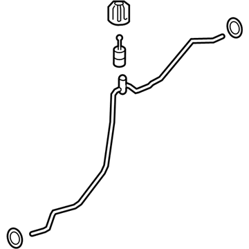 GM 19418051 A/C Tube 19418051 GM A/C Tube Illustration 1 of 1
