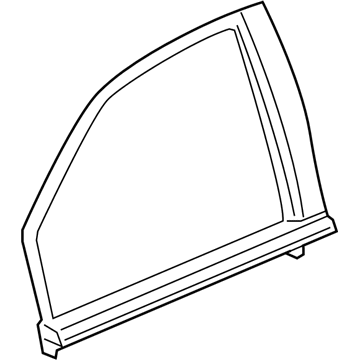 GM 20772074 Reveal Molding, Front Passenger Side 20772074 GM Reveal Molding, Front Passenger Side Illustration 1 of 1