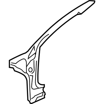 GM 88956016 Inner Pillar 88956016 GM Inner Pillar Illustration 1 of 1