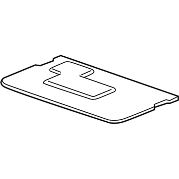 84155675 GM Storage Cover, Rear Illustration 1 of 1