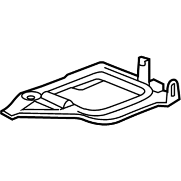 GM 23438989 Storage Box Retainer Plate, Front 23438989 GM Storage Box Retainer Plate, Front Illustration 1 of 1