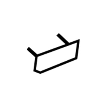 GM 15854854 Compartment Stopper 15854854 GM Compartment Stopper Illustration 1 of 1