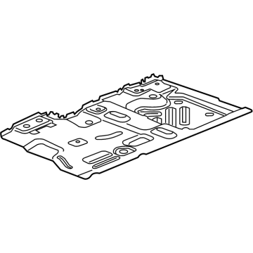 23326369 GM Front Floor Pan, Driver Side Illustration 1 of 1