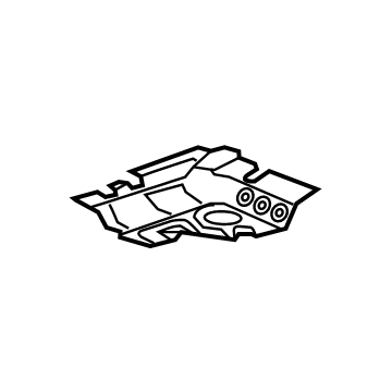 23201414 GM Lower Reinforcement, Passenger Side Illustration 1 of 1
