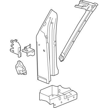 Chevy 84837036 Hinge Pillar Assembly