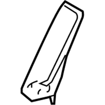10369089 GM Windshield Pillar Trim, Driver Side Illustration 1 of 1
