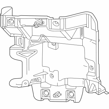 GM 85135283 Mount Bracket, Driver Side 85135283 GM Mount Bracket, Driver Side Illustration 1 of 1