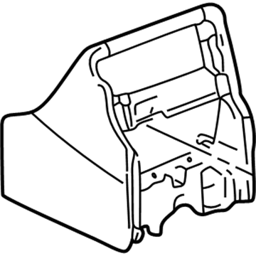 GM 15075791 Front Console 15075791 GM Front Console Illustration 1 of 1