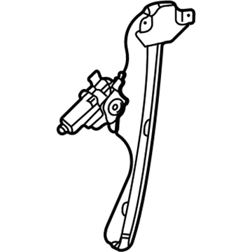 15142956 GM Window Regulator, Rear Illustration 1 of 1