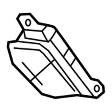 GM 23427866 Radio Switch, Black, Passenger Side 23427866 GM Radio Switch, Black, Passenger Side Illustration 1 of 1