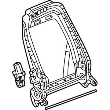 Cadillac 13562380 Seat Back Frame