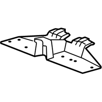 GM 22979454 Support Bracket, Front 22979454 GM Support Bracket, Front Illustration 1 of 1