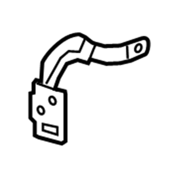 GM 13588088 Inner Finish Panel Bracket, Front Passenger Side 13588088 GM Inner Finish Panel Bracket, Front Passenger Side Illustration 1 of 1