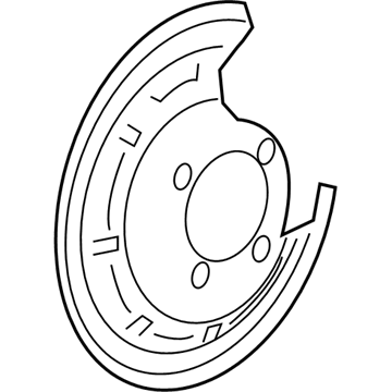 Chevy Cruze Backing Plate - 13362352