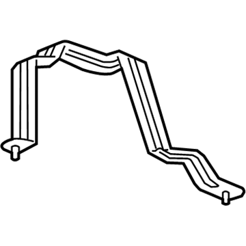 GM 13394778 Bracket, Front Passenger Side 13394778 GM Bracket, Front Passenger Side Illustration 1 of 1