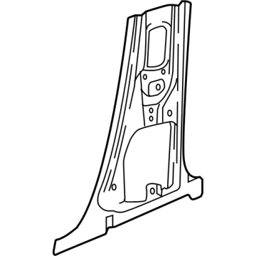 GM 26469974 Panel, Body Center Pillar, Lower Inner 26469974 GM Panel, Body Center Pillar, Lower Inner Illustration 1 of 1
