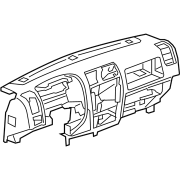 15839781 GM Instrument Panel Illustration 1 of 1