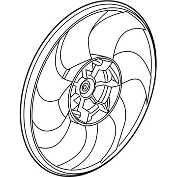 Chevy Equinox Cooling Fan Assembly - 84117014