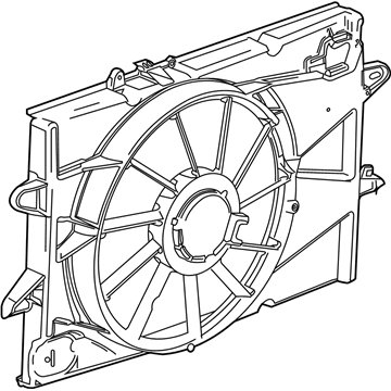 GMC 84145767 Fan Shroud