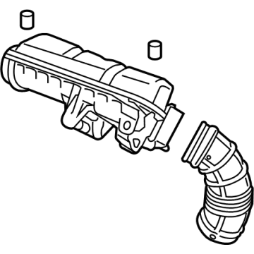 GM 23334033 Air Outlet Tube 23334033 GM Air Outlet Tube Illustration 1 of 1