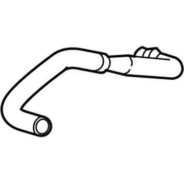 GM 23116550 Inlet Hose 23116550 GM Inlet Hose Illustration 1 of 1