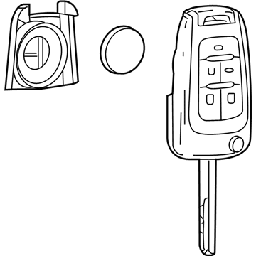 Buick 13504205 Transmitter