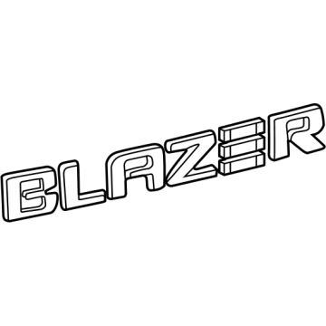 Chevy Blazer EV Emblem - 26480211
