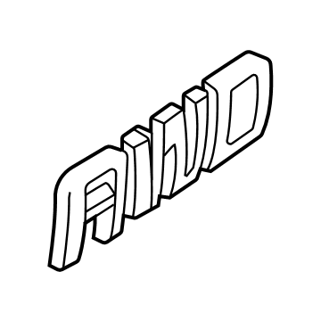 Chevy Blazer EV Emblem - 26456612