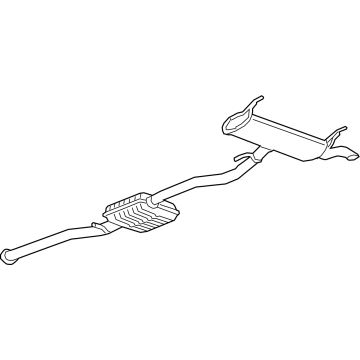 GM 26339283 Muffler, Exhaust 26339283 GM Muffler, Exhaust Illustration 1 of 1