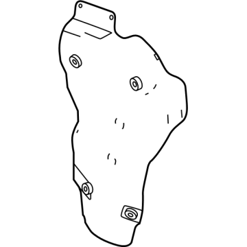 GMC 12660128 Heat Shield