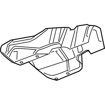 GM 20987570 Front Shield 20987570 GM Front Shield Illustration 1 of 1