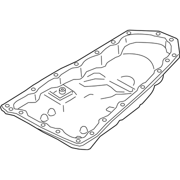GM 19317871 Transmission Pan 19317871 GM Transmission Pan Illustration 1 of 1