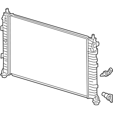 Chevy Silverado 1500 LTD Radiator - 86785338