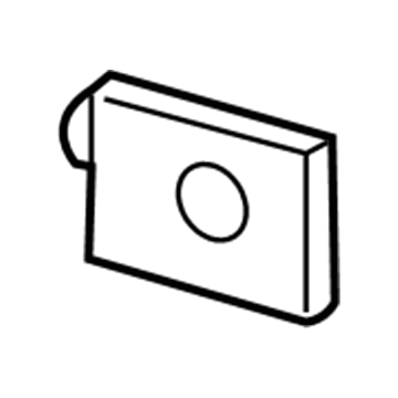 84009715 GM Sensor Bracket, Driver Side Illustration 1 of 1