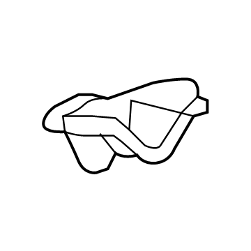 GM 85119699 Hinge Pillar Reinforcement Baffle, Front Driver Side 85119699 GM Hinge Pillar Reinforcement Baffle, Front Driver Side Illustration 1 of 1