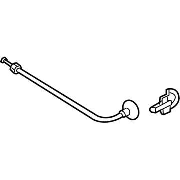 Cadillac XLR Hood Release Cable - 10341990