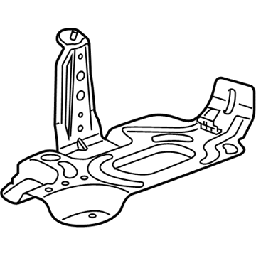 GM 23347541 Battery Tray 23347541 GM Battery Tray Illustration 1 of 1