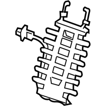 19210013 GM Lumbar Support, Driver Side Illustration 1 of 1