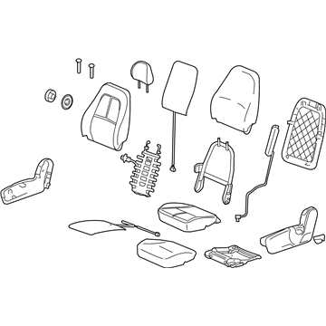 Saturn 25976488 Seat Assembly