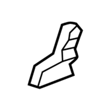 GM 15901555 Recline Cover, Driver Side 15901555 GM Recline Cover, Driver Side Illustration 1 of 1