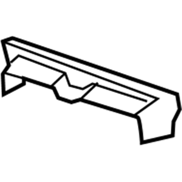 GM 15901787 Rear Panel, Driver Side 15901787 GM Rear Panel, Driver Side Illustration 1 of 1