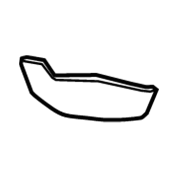 GM 15901490 Inner Finish Panel, Titanium, Driver Side 15901490 GM Inner Finish Panel, Titanium, Driver Side Illustration 1 of 1