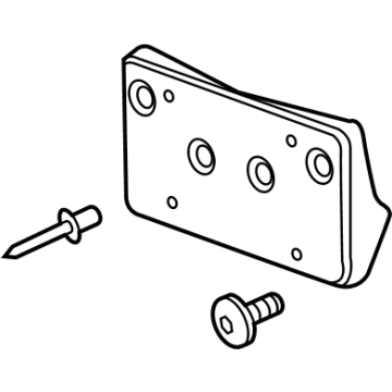 Chevy 26426515 License Bracket