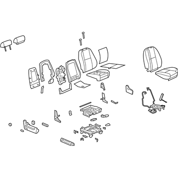 Chevy 25978446 Seat Assembly